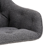 Actona Krzesło Z Podłokietnikiem Brooke Antracyt