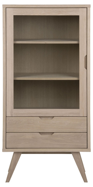 A-line witryna bielona