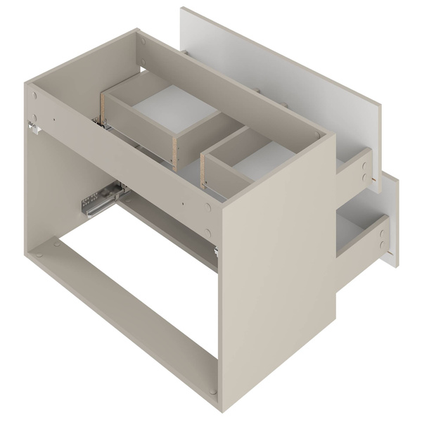 DELICA-01 - Szafka Pod Umywalkę 2S 80cm Kaszmir