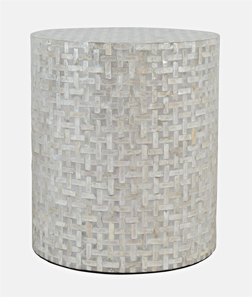 AV1730-28GB Stolik okrągły Avola Grey Basket Weave