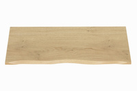 Zestaw Szafka pod Umywalkę 80 cm z Blatem 100 cm i Regałem 20 cm Dąb Cremona Kaszmirowy Mat