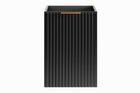 Adel Black Szafka pod Blat 40 cm 1 Drzwi z Koszem na Pranie