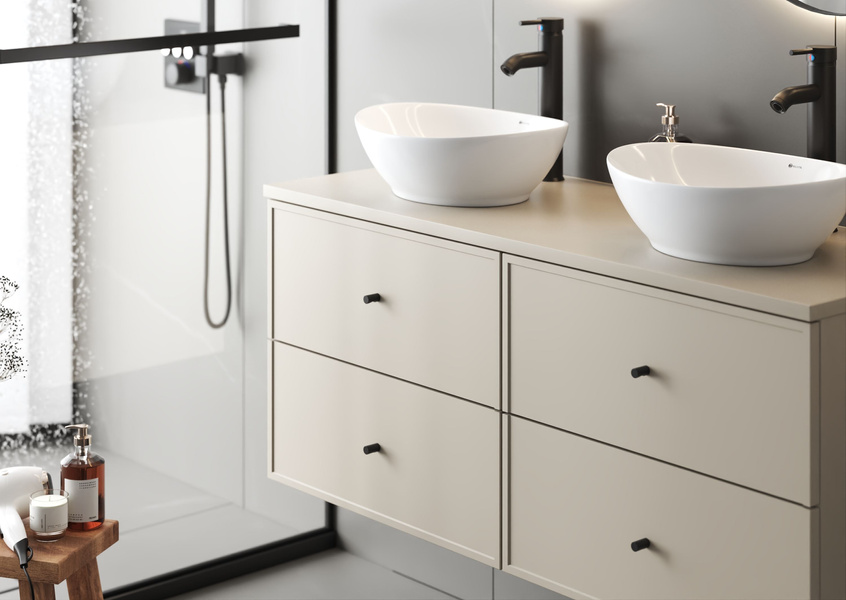 MARCO-02 Szafka Pod Umywalkę 2S 60 cm Kaszmir