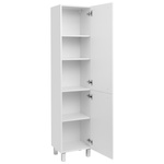 Astor Słupek Wysoki 2-drzwiowy 40 cm Sol Biały Połysk