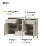 HARMONY HR-06 - Komoda 3D3S Kaszmir/Truflowy