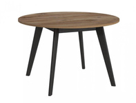 Stół MWST11 120 Dąb Flagstaff Ciemny/Czarny