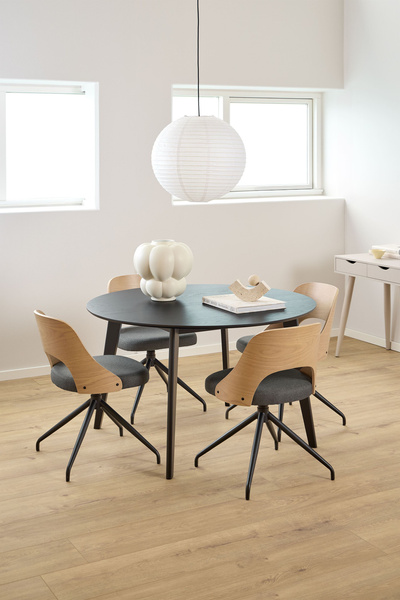 Actona Stół Jadalniany Roxby Czarny mat