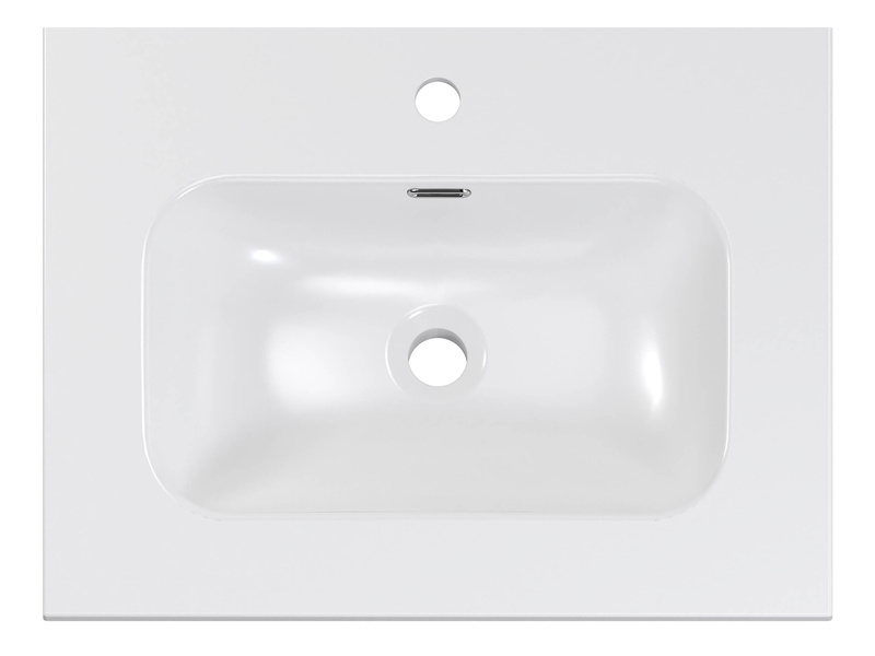 Umywalka Meblowa Ceramiczna 60 cm FLY E-8073-60 Biały Połysk