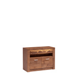 INDIANAPOLIS-10 - Komoda RTV 2-drzwiowa Jesion Jasny