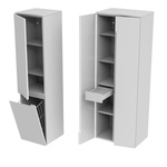 Oristo Kosz uniwersalny 30 cm popiel mat