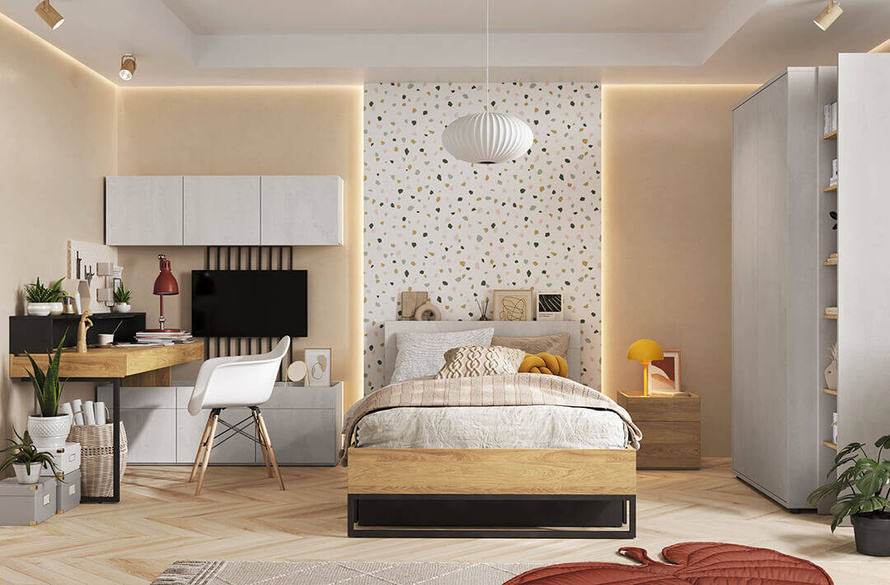 TEEN FLEX TF-09 - Szafka Wisząca 3D Silk Flou