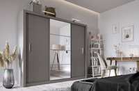 IDEA ID-01 - Szafa Przesuwna 3-drzwiowa Szara