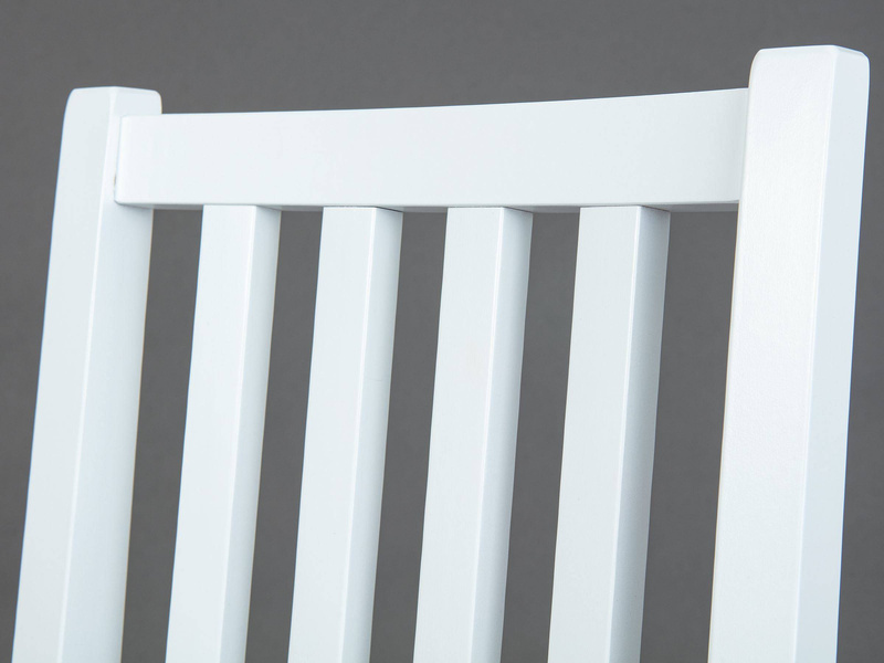 Krzesło do jadalni WESTERLAND 7 drewniane białe