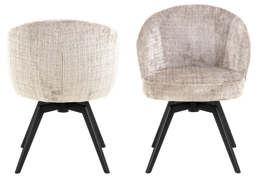 Actona Krzesło Do Jadalni z Podłokietnikiem Darlene Beżowy