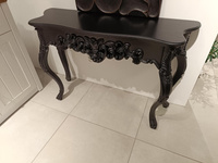 Konsola Wenecja 110 cm czarna matowa_01