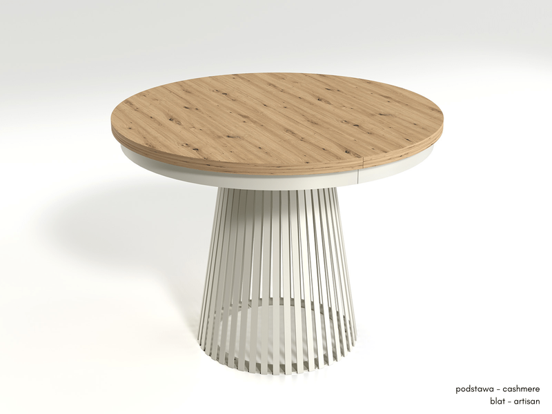 GARDA - Stół Okrągły Rozkładany Artisan Cashmere