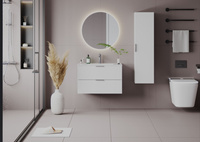 PILE-03 - Słupek Wysoki 1-drzwiowy Biały Mat