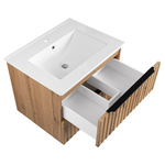 Astor Zestaw Amy 60 cm Szafka z Umywalką Dąb Wotan Mat