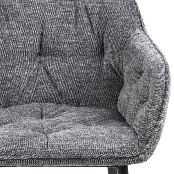 Actona Krzesło Z Podłokietnikiem Brooke Szare