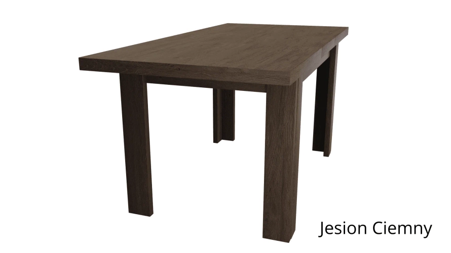 Mały Stół Rozkładany Do Jadalni Jesion Ciemny