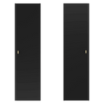 RAY-03 - Słupek Wysoki 1-drzwiowy Czarny Mat