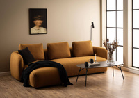 Actona Stolik Kawowy z Ceramicznym Blatem Caracas Czarny Mat