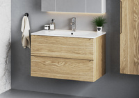 ETNA-01 Szafka Pod Umywalkę 2S 80 cm Dąb Olejowany