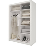 IDEA ID-17 - Szafa Przesuwna 2-drzwiowa Biała