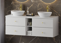 RAY-02 - Szafka pod Umywalkę 2S 60 cm Biały Mat