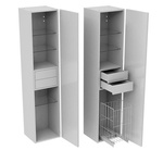 Oristo Kosz uniwersalny 30 cm popiel mat