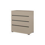 Cross S - Komoda 4 Szuflady Congo Czarny Onyks Mat