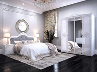 Luiza LZ-31-WB - Dodatkowa Korona Do Łóżka Biały Połysk 160-180x200 cm