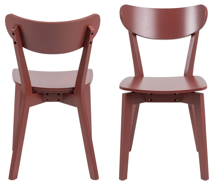 Actona Krzesło Roxby Kauczuk Różowe