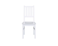 Krzesło do jadalni WESTERLAND 7 drewniane białe