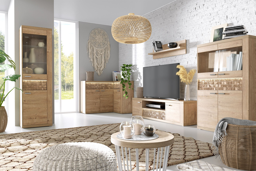 NATURAL-8 - Komoda 3D3S Ribbeck