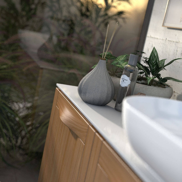 Oristo SKAGEN UNI Szafka pod Umywalkę 60 cm Jasne Drewno