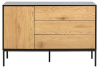 Seaford Komoda Czarna