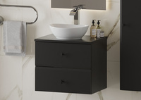 RAY-02 - Szafka pod Umywalkę 2S 60 cm Czarny Mat