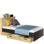 QUBIC QB-11 - Łóżko 120 2S ze Stelażem z Oświetleniem