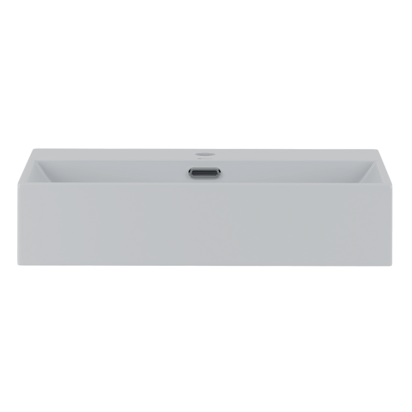 Umywalka Ceramiczna Nablatowa Apolis 60 cm Biały Połysk