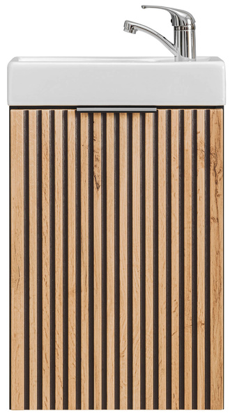 Szafka pod umywalkę Xilo Black Wotan 82-40- D-1D