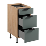 Szafka Kuchenna Dolna 3S Sorento D40S3 AX Puccini Green