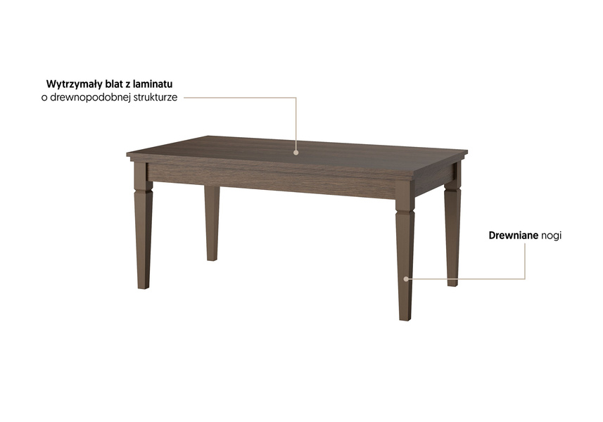 Evora WM - Stolik Kawowy Dąb Dunin