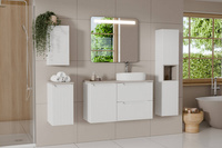 Nova White Szafka Pod Blat 40 cm 1 Drzwi z Koszem na Pranie