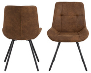 Waylor  Krzesło Jadalniane  Brązowe