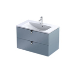 Oristo Szafka z Umywalką SIENA UNI 80 cm Niebieski