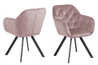 Lola Krzesło  Brudny róż