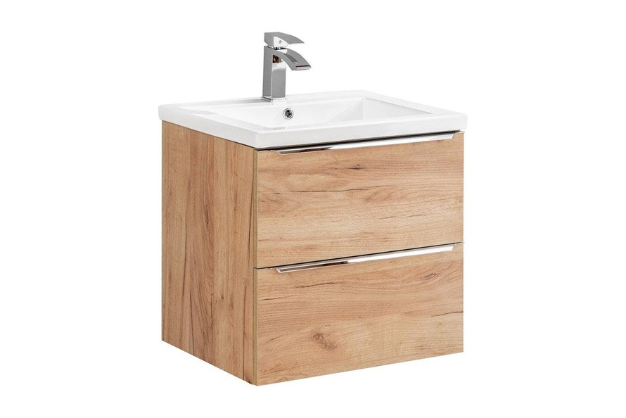 Szafka z umywalką 60 cm Capri dąb 820
