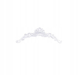 Luiza LZ-31-WB - Dodatkowa Korona Do Łóżka Biały Połysk 160-180x200 cm