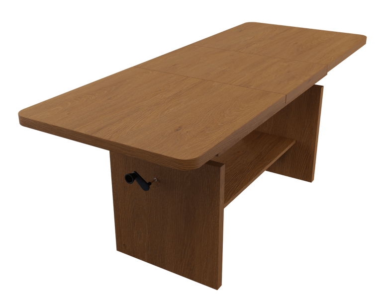 JANEK - Ławostół Ława Rozkładana Stolik Kawowy Jesion Jasny